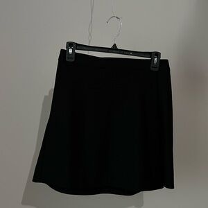 american apparel black wrap skirt size large